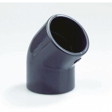 PVC HD knie 45gr 40 mm